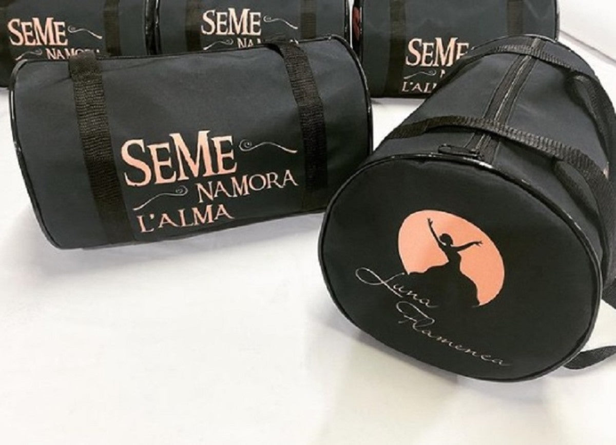 Bolsa de viagem personalizada tubolar redonda media