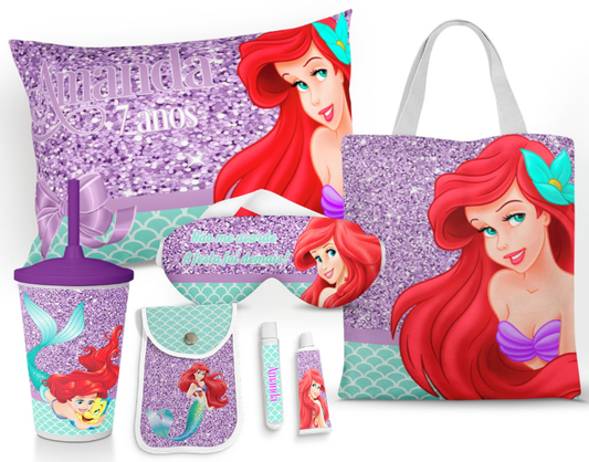 Kit Festa do Pijama com 7 itens personalizados