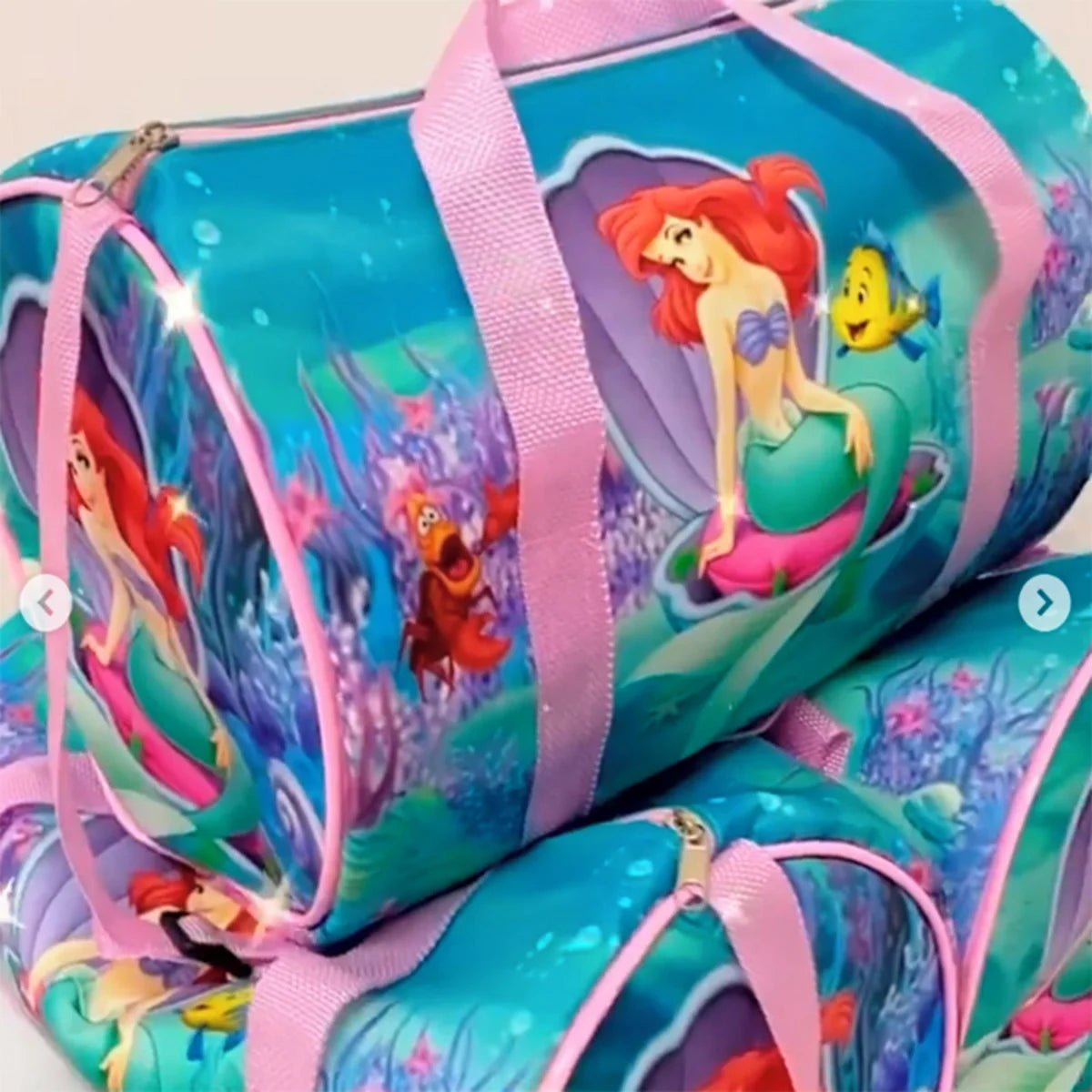 Bolsa de viagem pequena personalizada tubolar redonda
