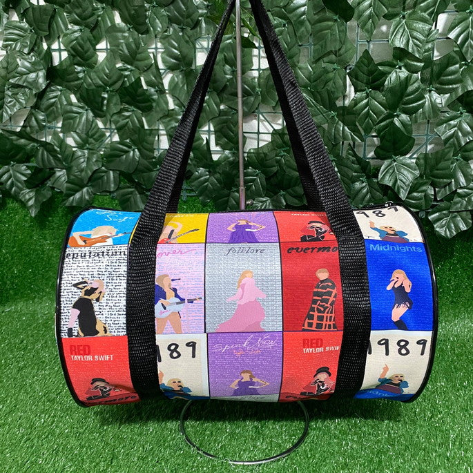 Bolsa de viagem personalizada tubolar redonda media