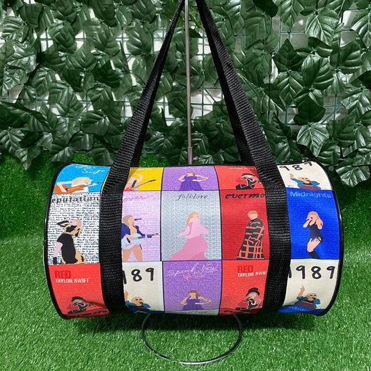 Bolsa de viagem personalizada tubolar redonda media