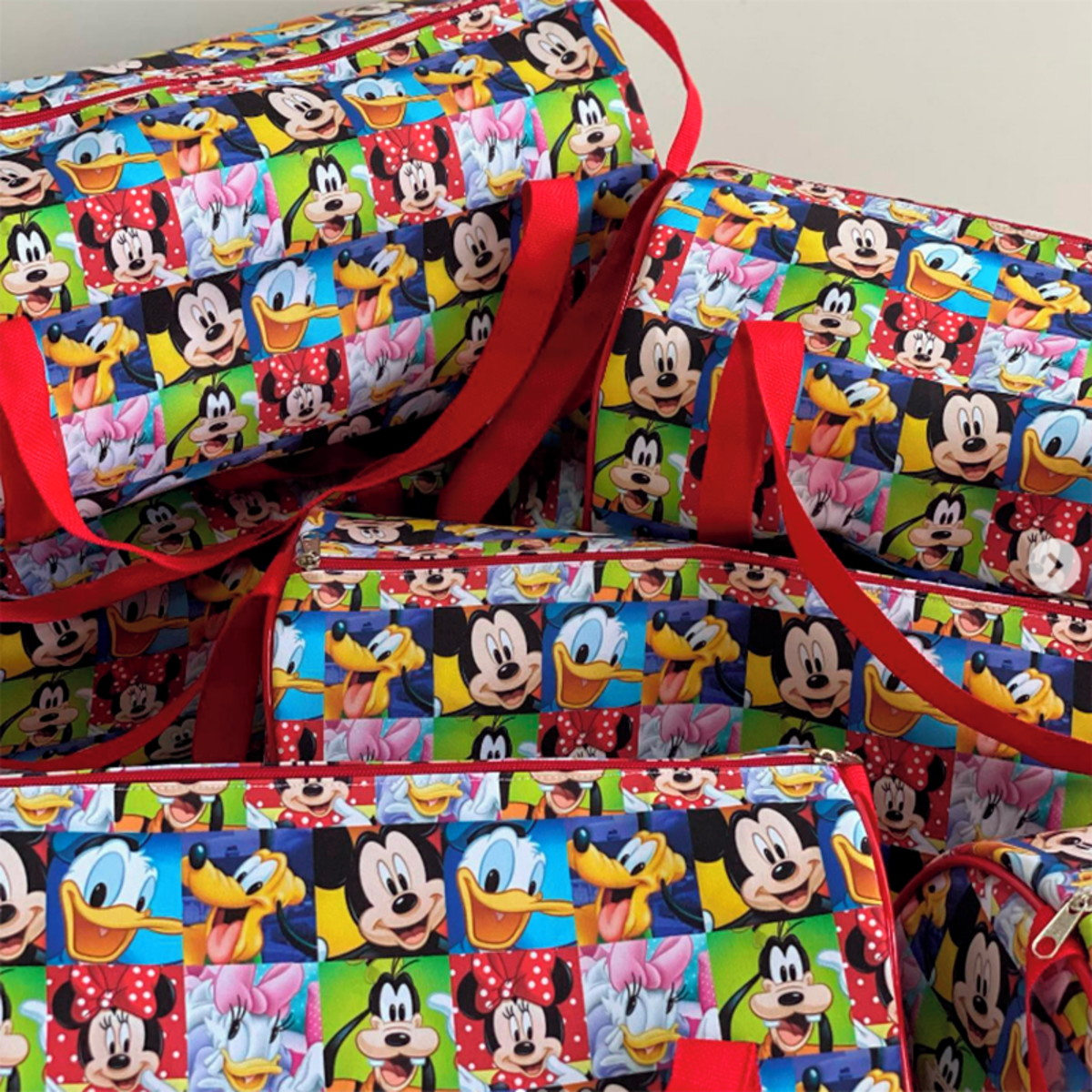 Bolsa de viagem pequena personalizada tubolar redonda