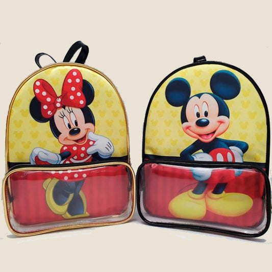 Mochila com Bolso Frontal cristal 21x26x9cm