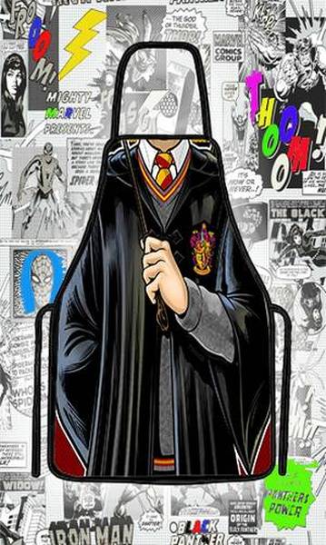Avental divertido Harry Potter para churrasco e fantasia
