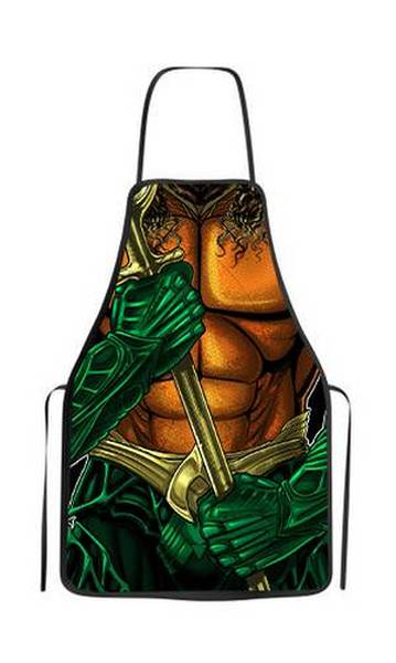 Avental divertido Aquaman adulto churrasco fantasia