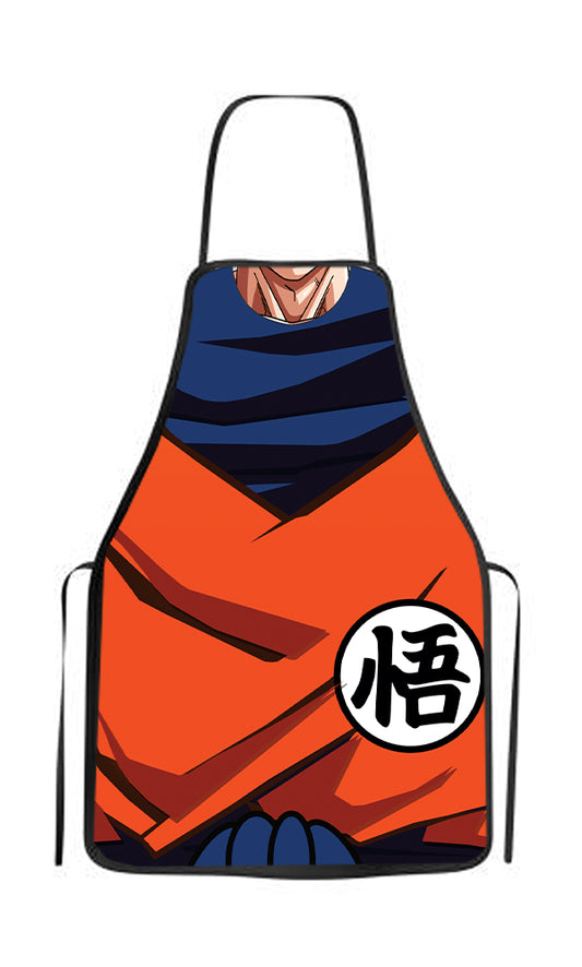 Avental divertido GOKU DRAGON BALL adulto churrasco fantasia